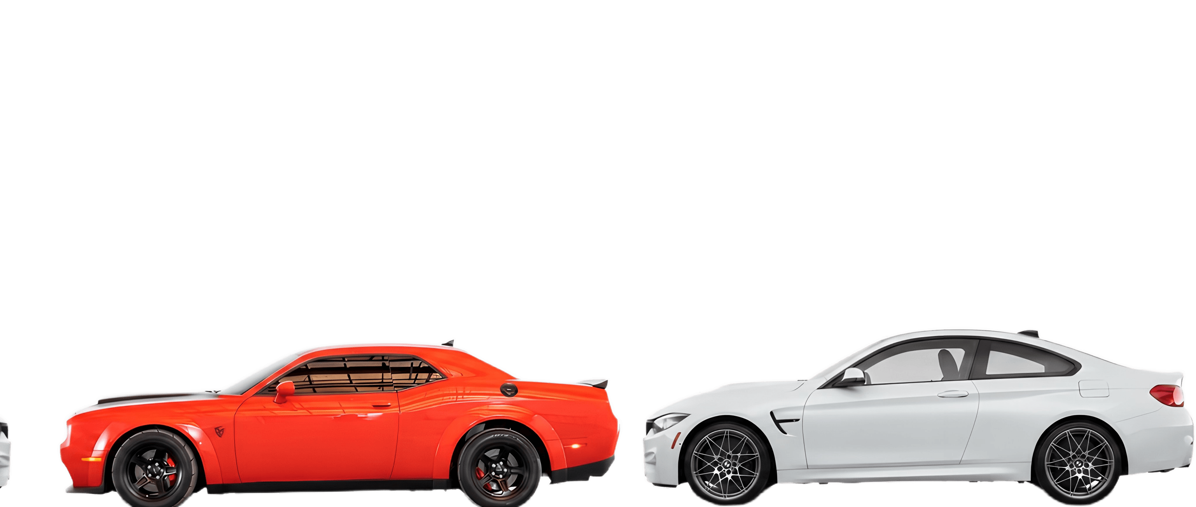 BMW and Hellcat feature cars